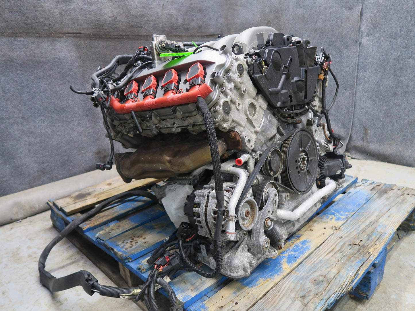 09-12 Audi S5 4.2L Caua AWD VIN V 5TH Digit A/T Complete Engine Motor 81k Miles