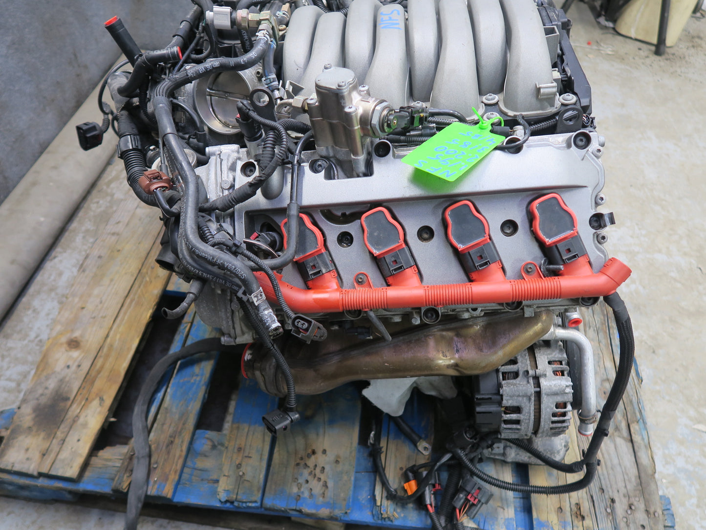 09-12 Audi S5 4.2L Caua AWD VIN V 5TH Digit A/T Complete Engine Motor 81k Miles