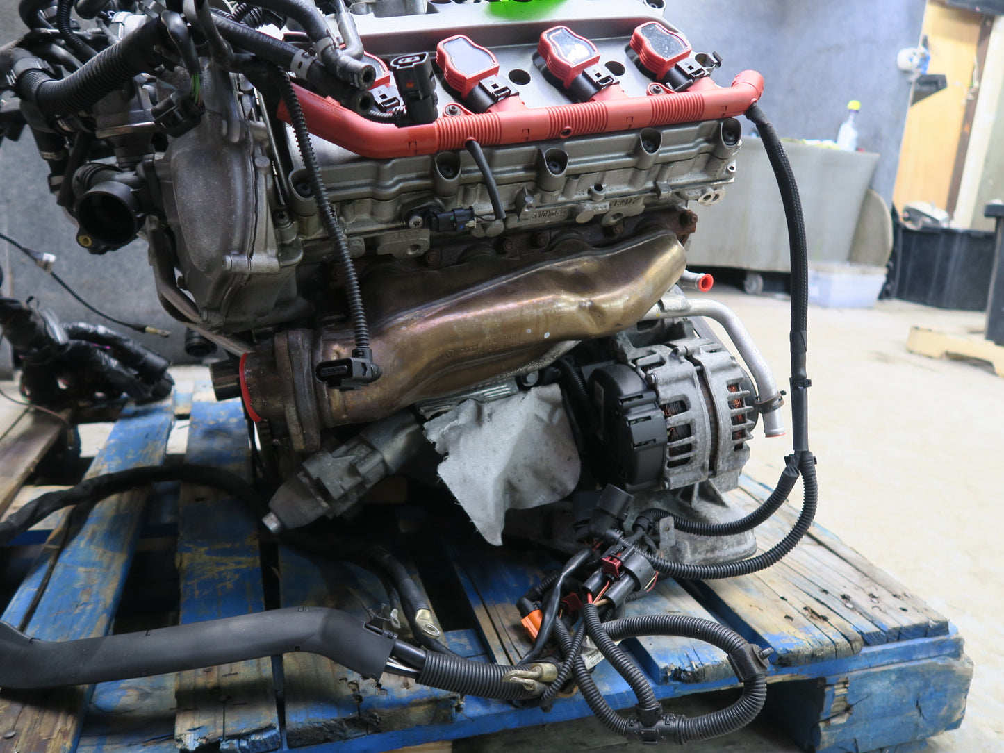 09-12 Audi S5 4.2L Caua AWD VIN V 5TH Digit A/T Complete Engine Motor 81k Miles