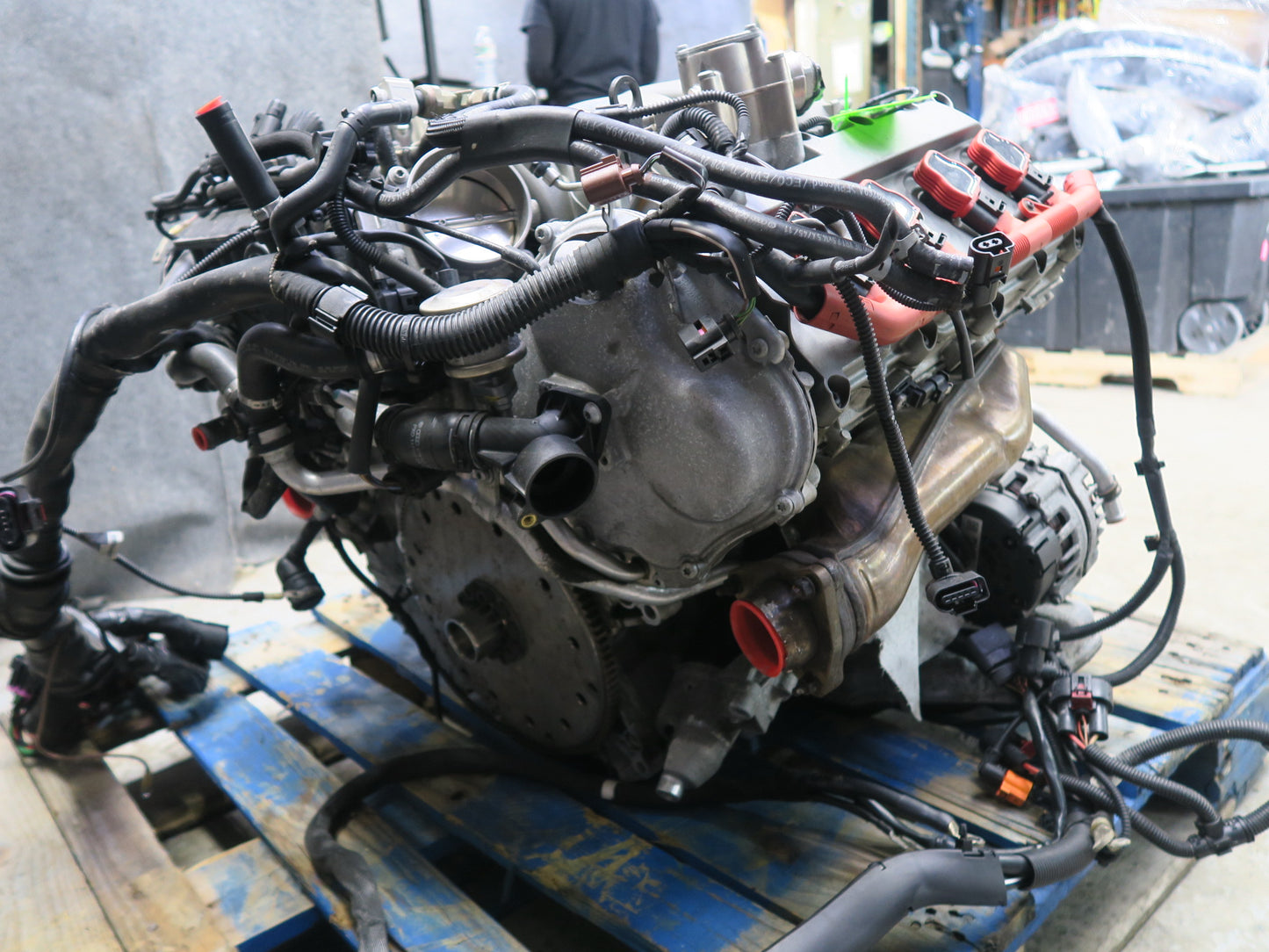 09-12 Audi S5 4.2L Caua AWD VIN V 5TH Digit A/T Complete Engine Motor 81k Miles