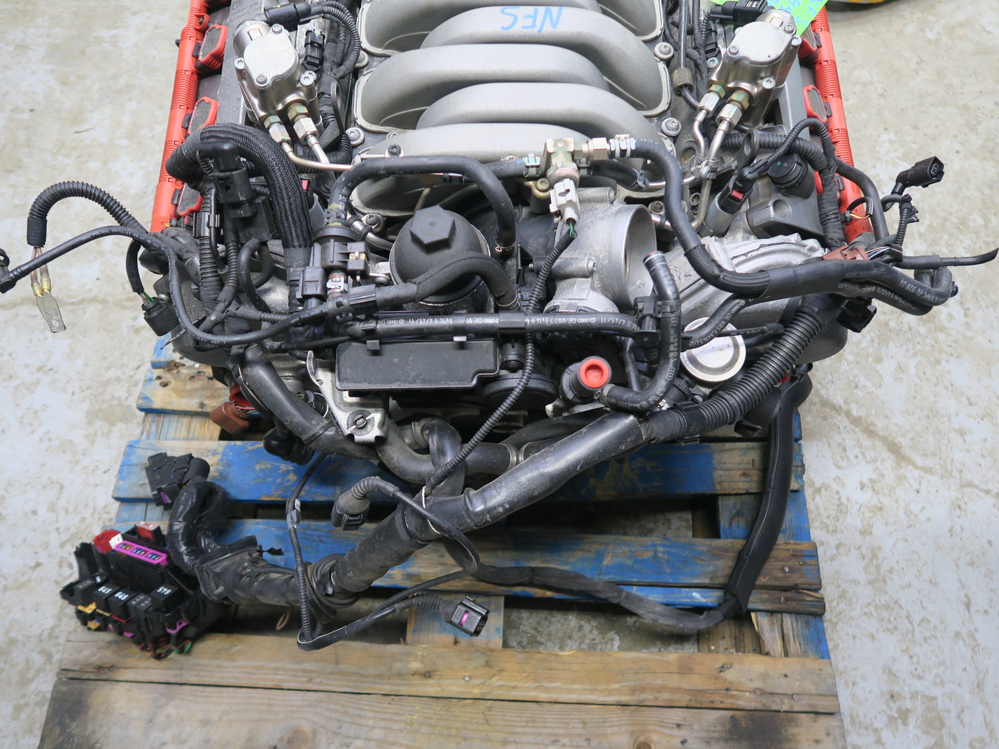 09-12 Audi S5 4.2L Caua AWD VIN V 5TH Digit A/T Complete Engine Motor 81k Miles