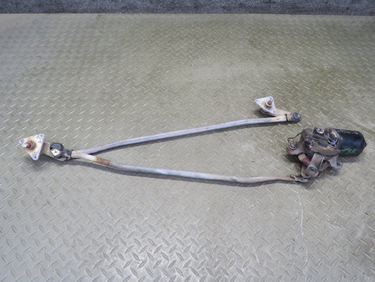 86-92 Toyota Supra MA70L Front Wiper Transmission Linkage w Motor OEM