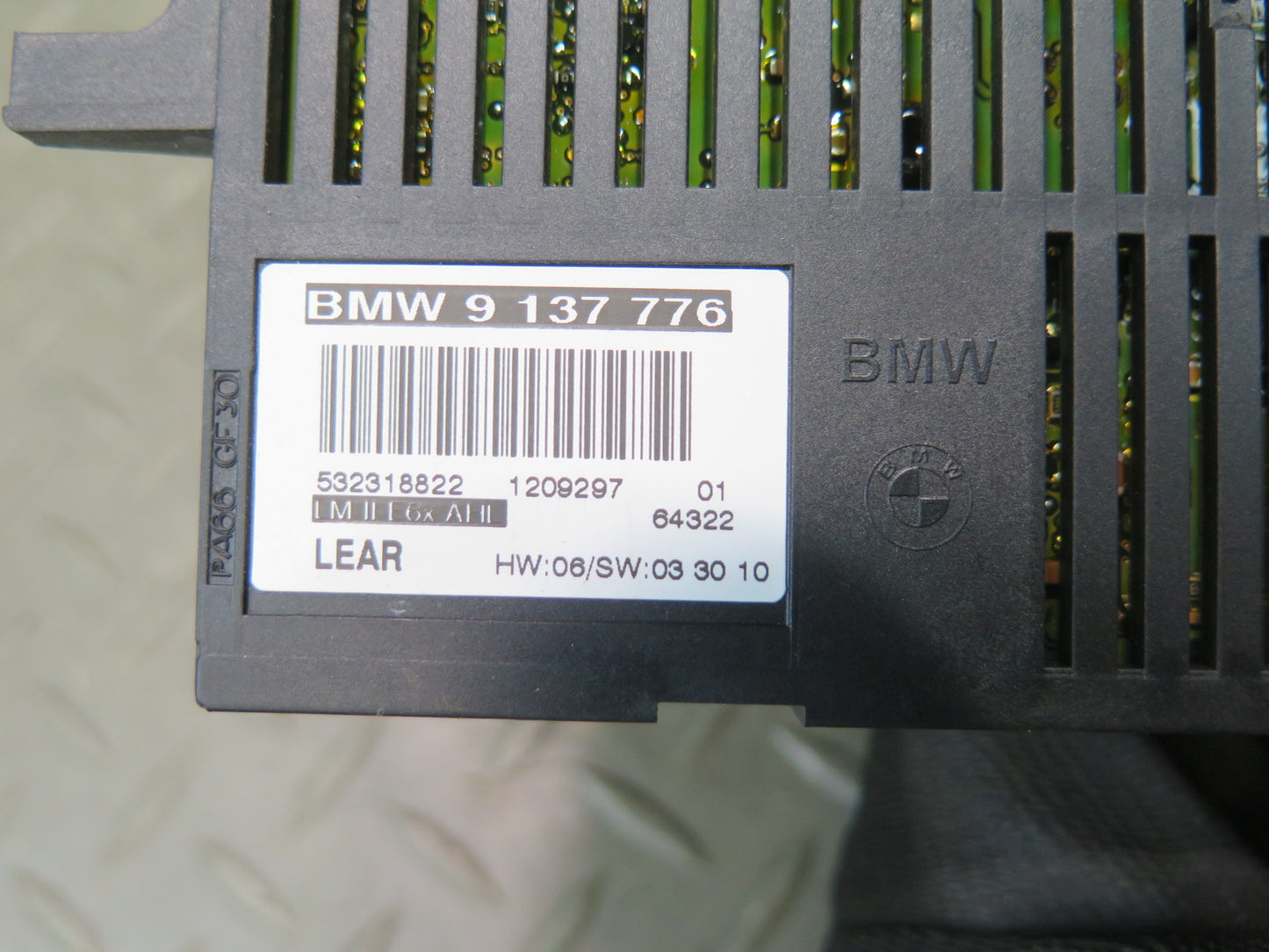 2006 BMW E63 E64 M6 Headlight Light Lamp Control Module 9137776