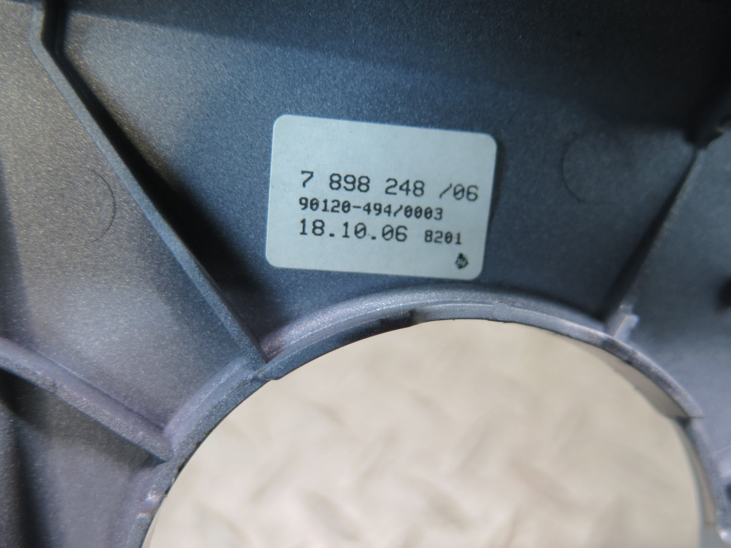 2006-2007 BMW E63 E64 M6 SMG Shifter Trim Bezel Cover Panel w Switches 7898248