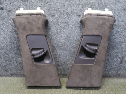 2015-2018 Porsche Macan Interior B Pillar Upper Trim Cover Panel Alcantara Set
