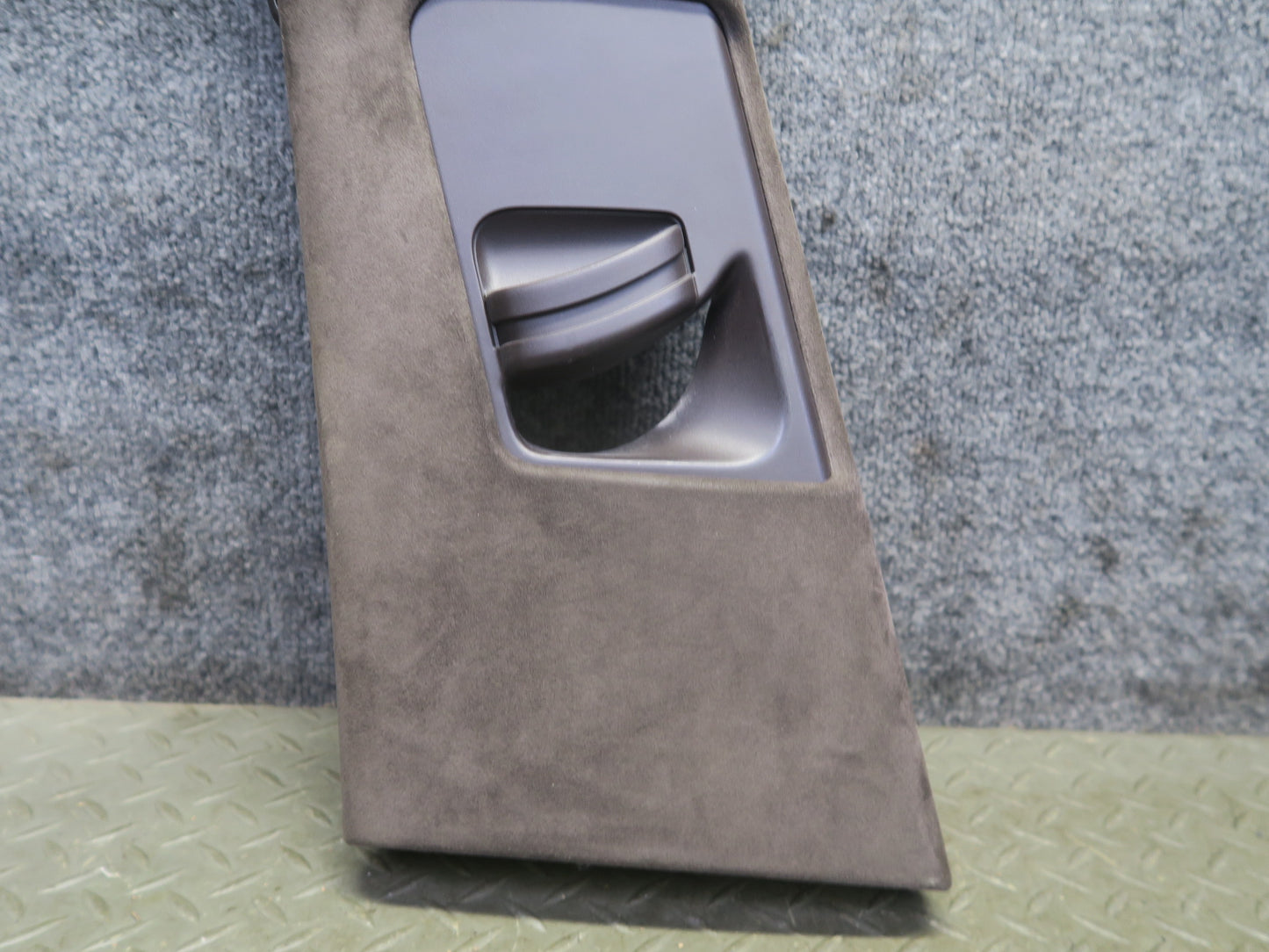 2015-2018 Porsche Macan Interior B Pillar Upper Trim Cover Panel Alcantara Set
