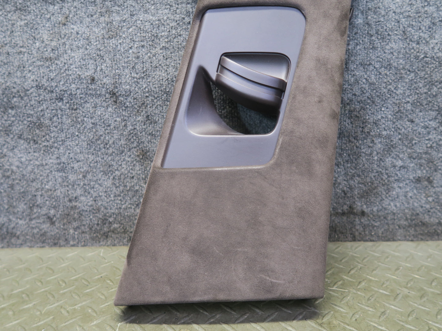 2015-2018 Porsche Macan Interior B Pillar Upper Trim Cover Panel Alcantara Set
