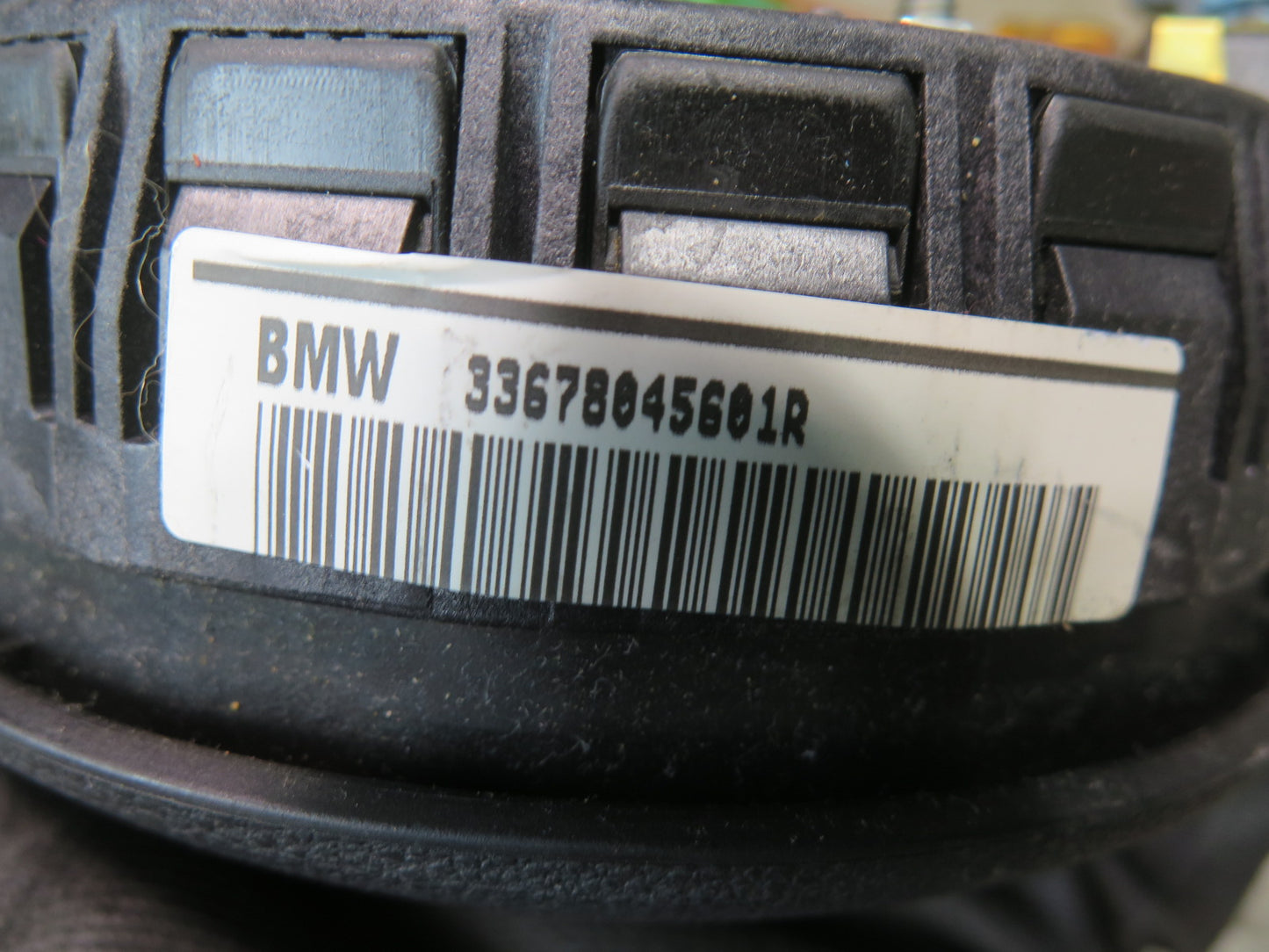 06-08 BMW E63 E64 M6 FRONT LEFT DRIVER SIDE STEERING WHEEL SRS AIRBAG OEM