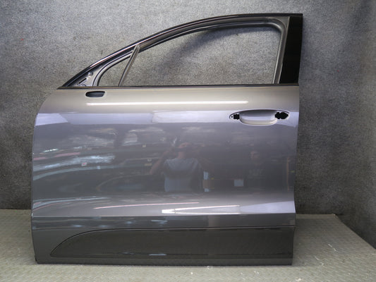 2015-2018 Porsche Macan Front Left Driver Side Door Shell Panel Gray
