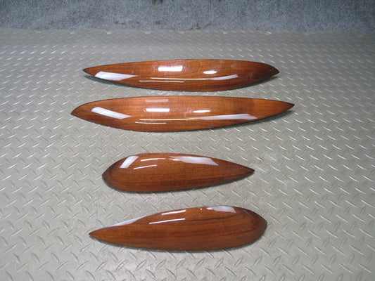 2006-2010 BMW E63 E64 M6 Door Interior Wood Trim Bezel Panel Set of 4