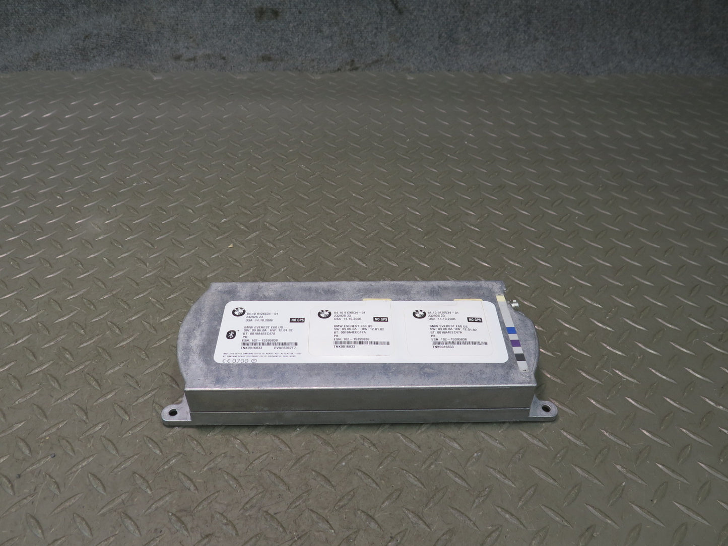 2006 BMW E63 E64 M6 Bluetooth Telematics Communication Control Module 9126534