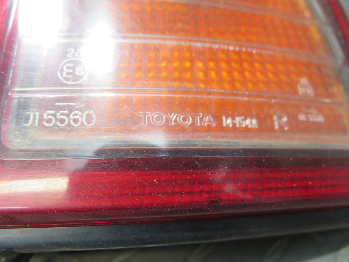 86-88 Toyota Supra MA70L MK3 Rear Right & Left Tail Light w Marker Light Set OEM