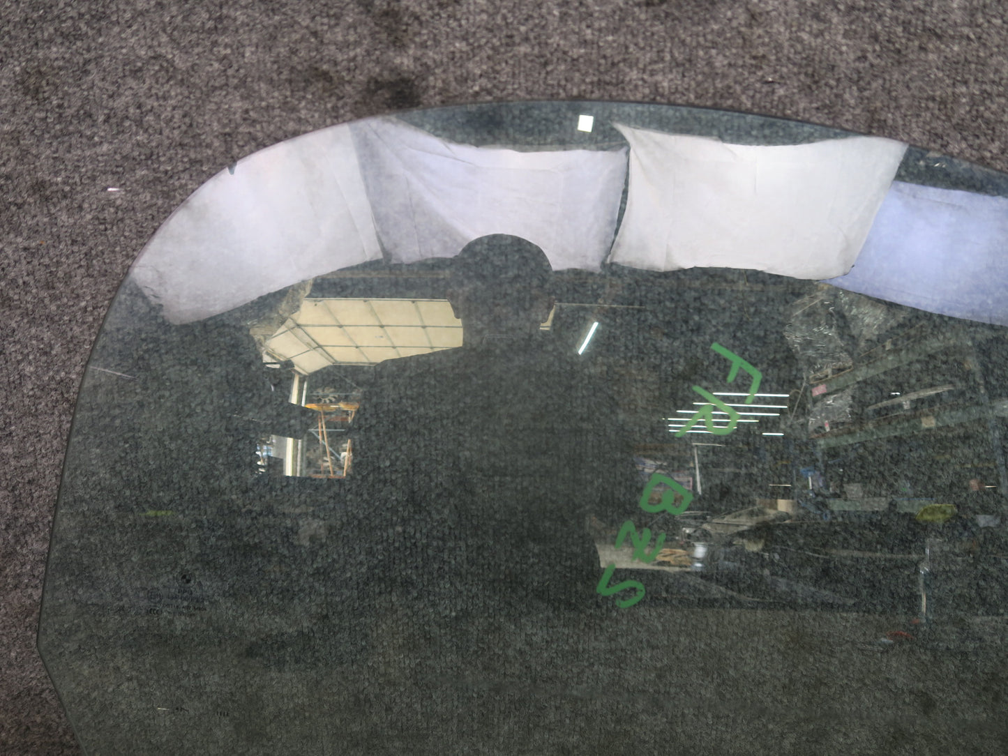 03-08 BMW E85 Z4 Front Right Passenger Door Window Glass OEM