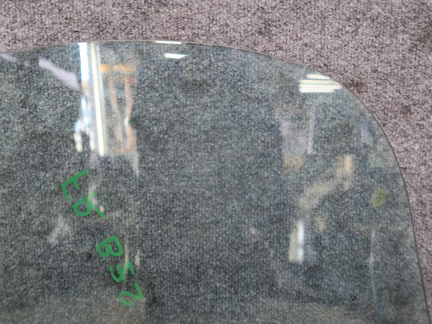 03-08 BMW E85 Z4 Front Right Passenger Door Window Glass OEM