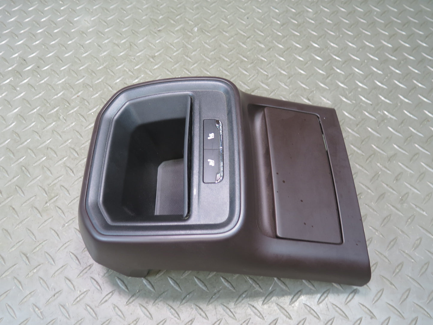 2015-2018 Porsche Macan Rear Center Console Trim Cover Panel W/ Seat Switch