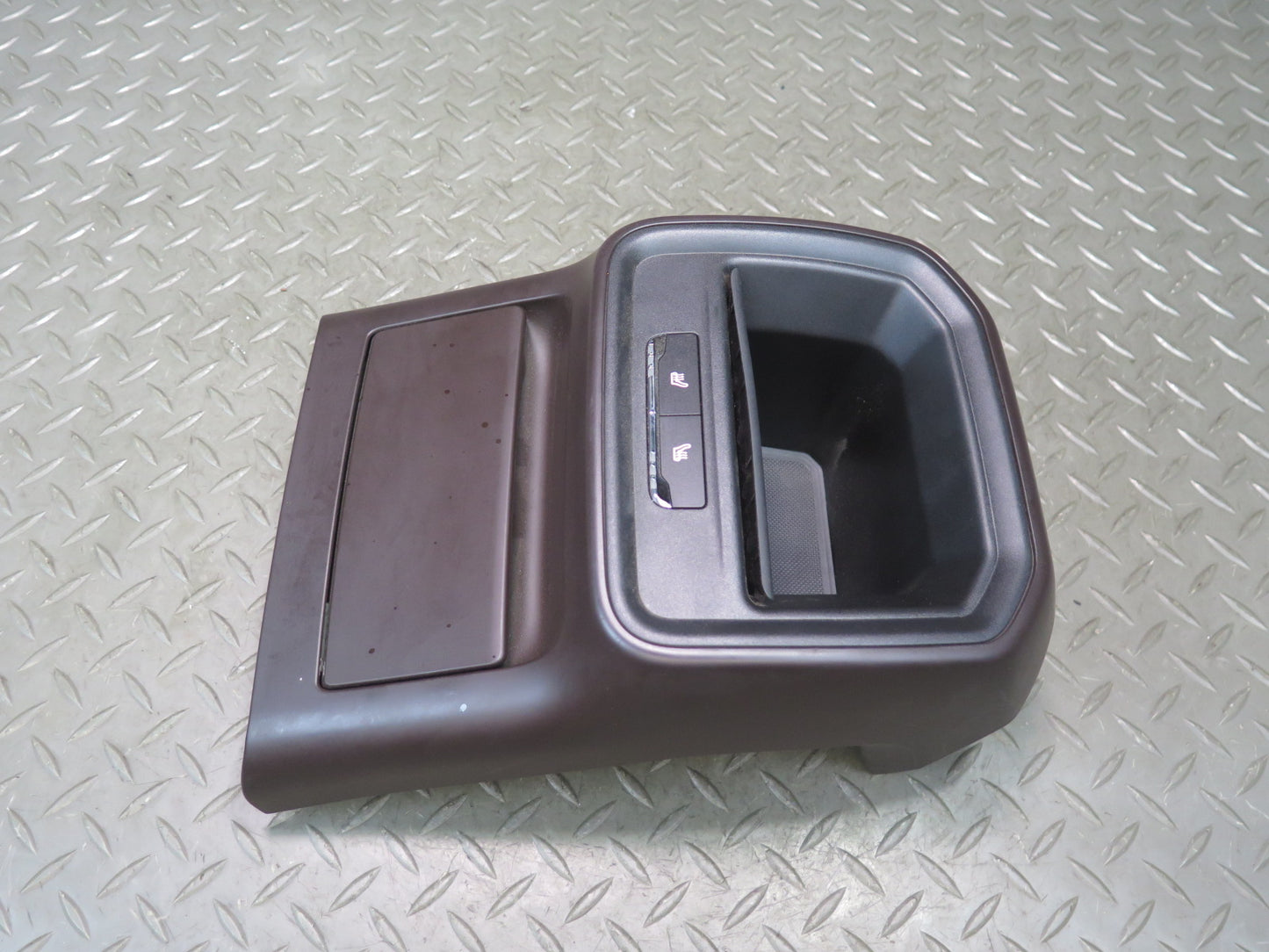 2015-2018 Porsche Macan Rear Center Console Trim Cover Panel W/ Seat Switch