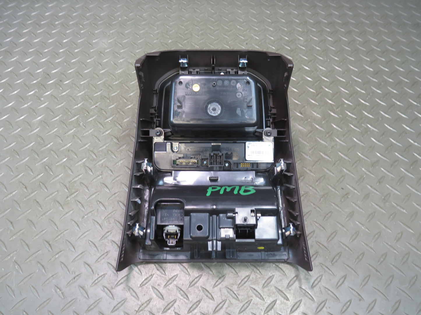 2015-2018 Porsche Macan Rear Center Console Trim Cover Panel W/ Seat Switch