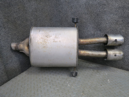 09-13 Mini Cooper S R56 R57 R58 R59 N18 Rear Exhaust Muffler w Tips 2756514 OEM