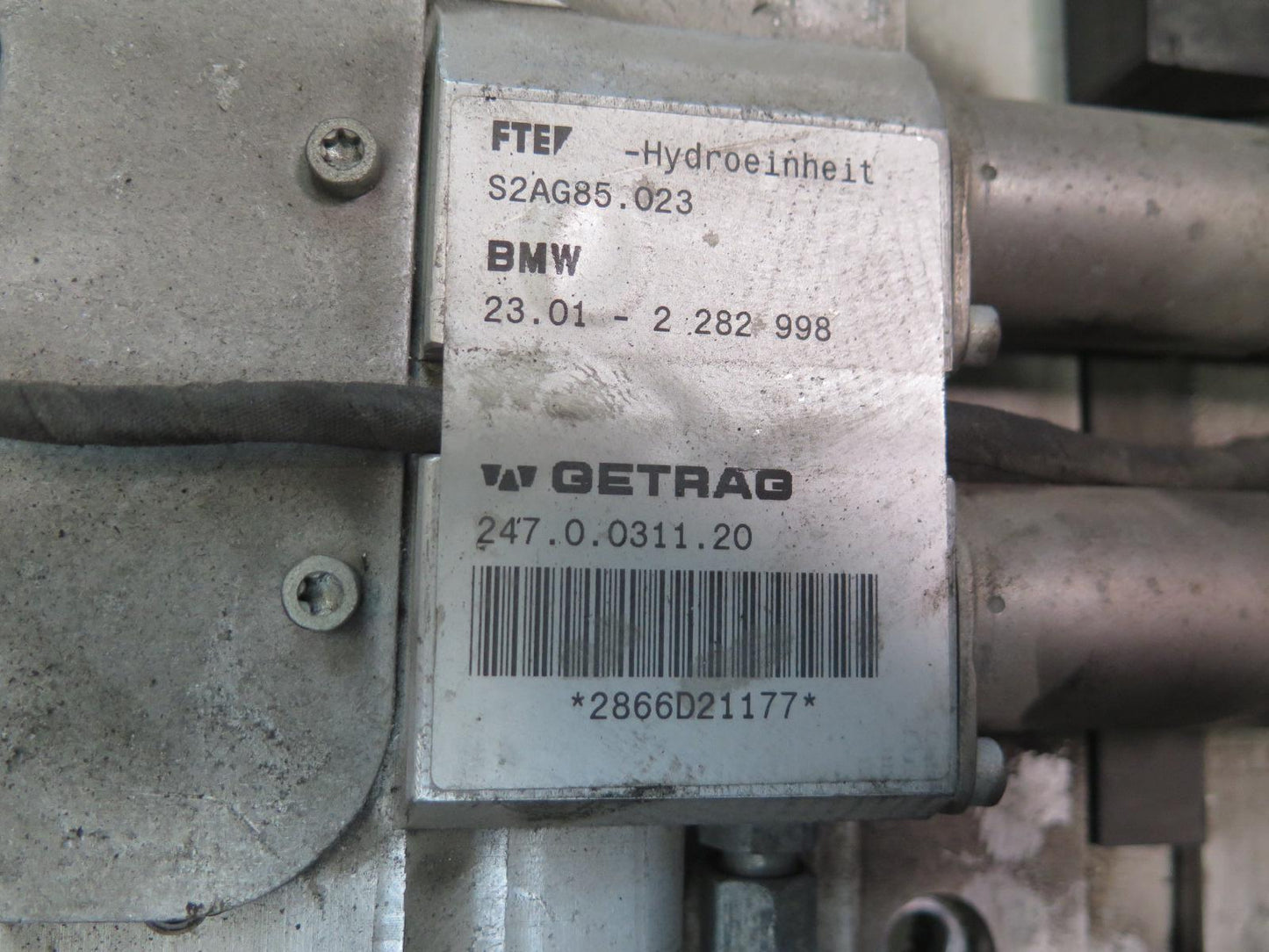 2006-2010 BMW E63 E64 M6 M5 SMG Transmission Hydraulic Solenoid Valve Block 118k