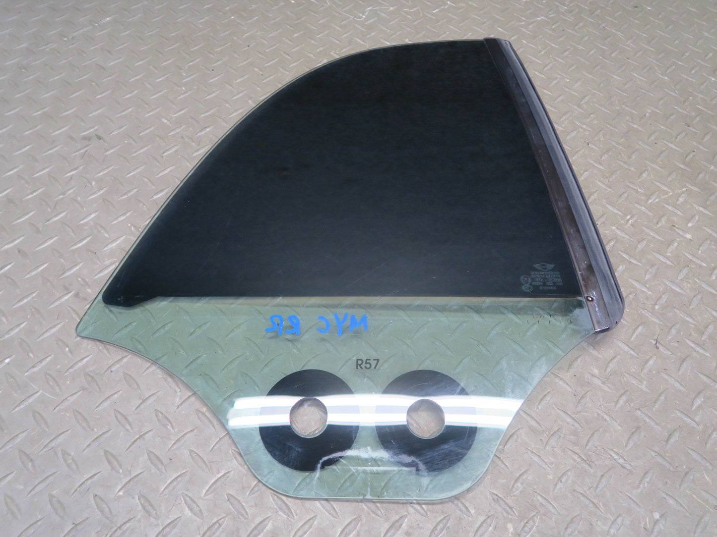09-15 Mini Cooper R57 Convertible Rear Right Quarter Glass Window Tinted OEM
