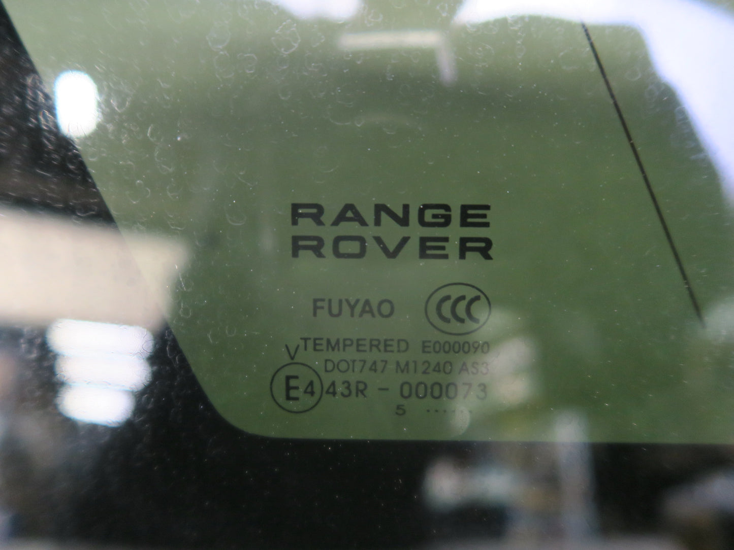2014-2022 Range Rover Sport L494 Rear Left Quarter Glass Window