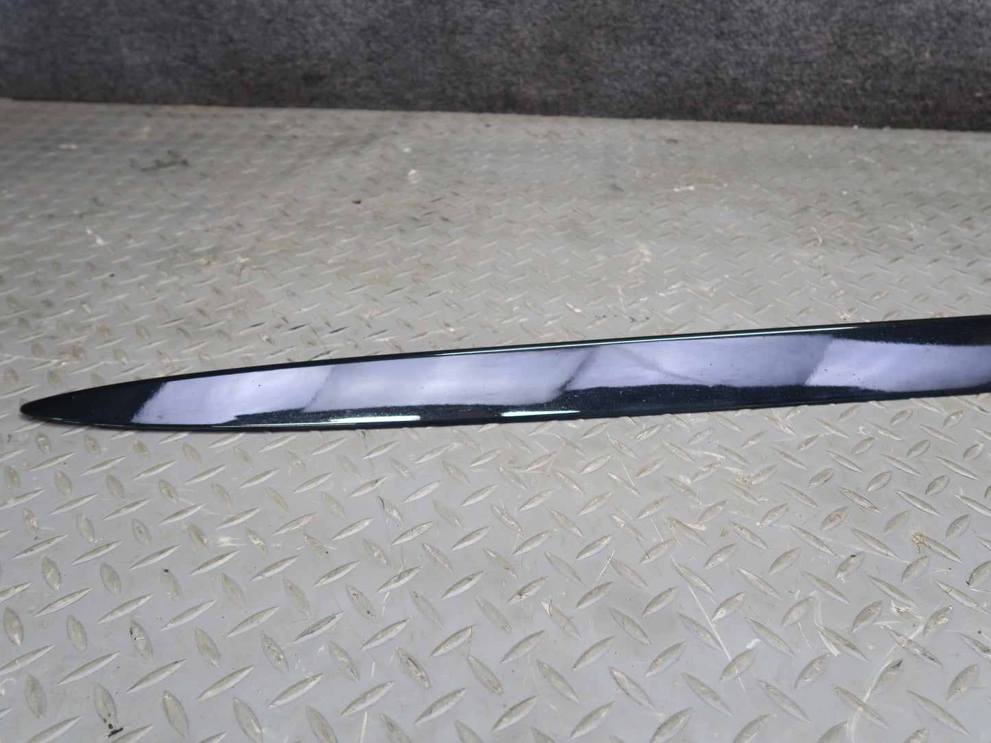 08-16 Audi B8 S5 Coupe Set of 2 Side Rocker Panel Trim Molding Black OEM