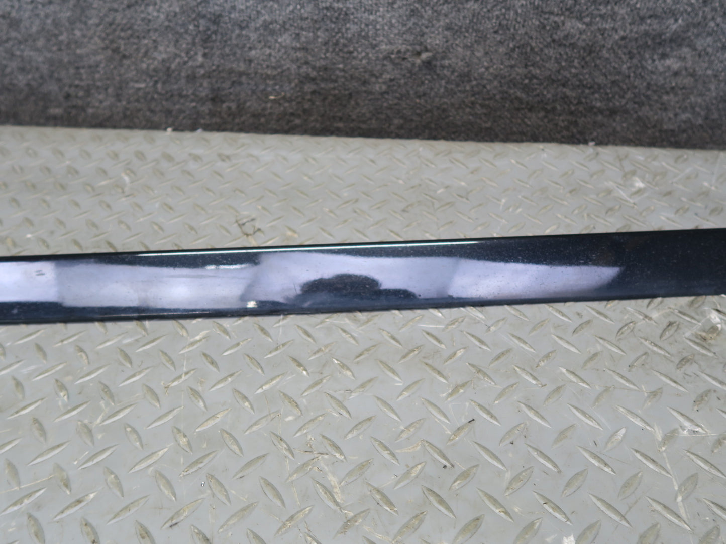 08-16 Audi B8 S5 Coupe Set of 2 Side Rocker Panel Trim Molding Black OEM