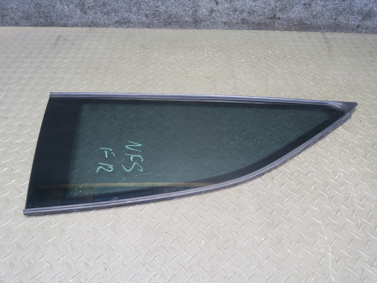 08-17 Audi 8T S5 Coupe Rear Right Passenger Side Quarter Window Glass OEM
