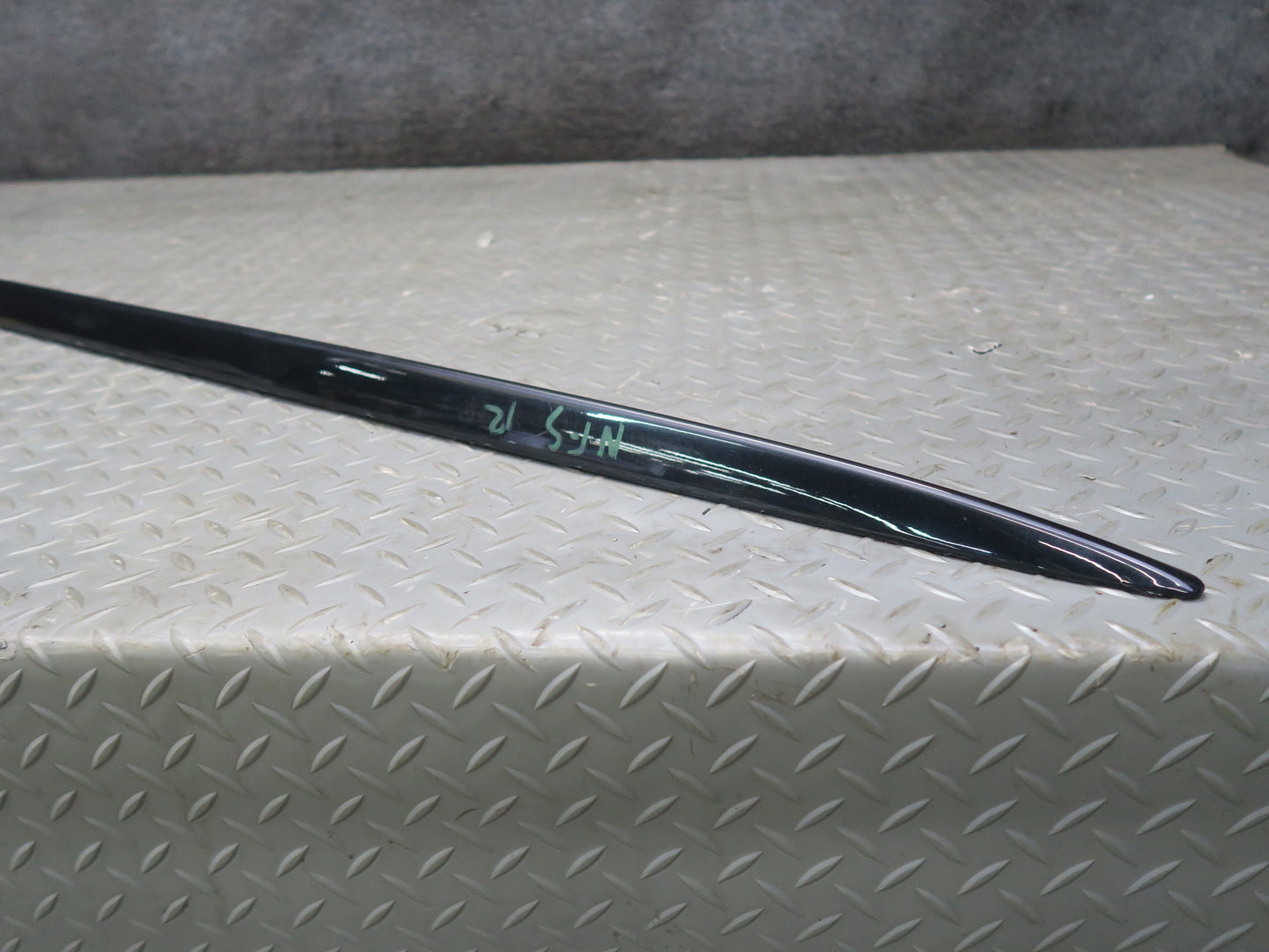 08-16 Audi B8 S5 Coupe Set of 2 Side Rocker Panel Trim Molding Black OEM