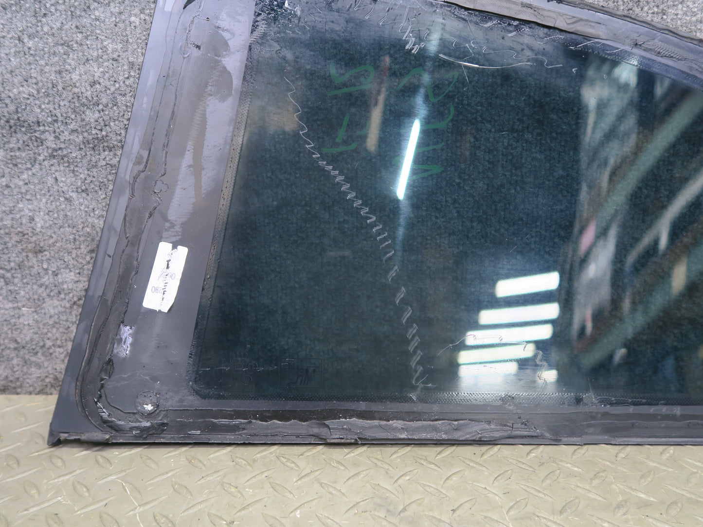 08-17 Audi 8T S5 Coupe Rear Right Passenger Side Quarter Window Glass OEM