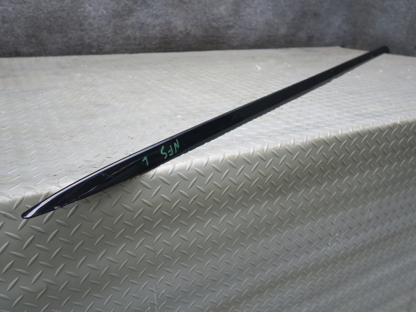 08-16 Audi B8 S5 Coupe Set of 2 Side Rocker Panel Trim Molding Black OEM