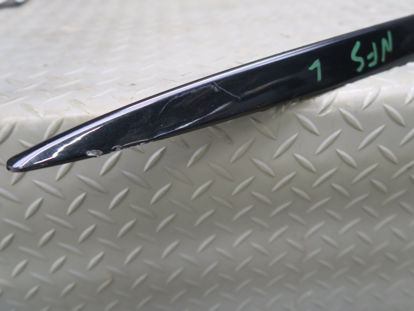 08-16 Audi B8 S5 Coupe Set of 2 Side Rocker Panel Trim Molding Black OEM