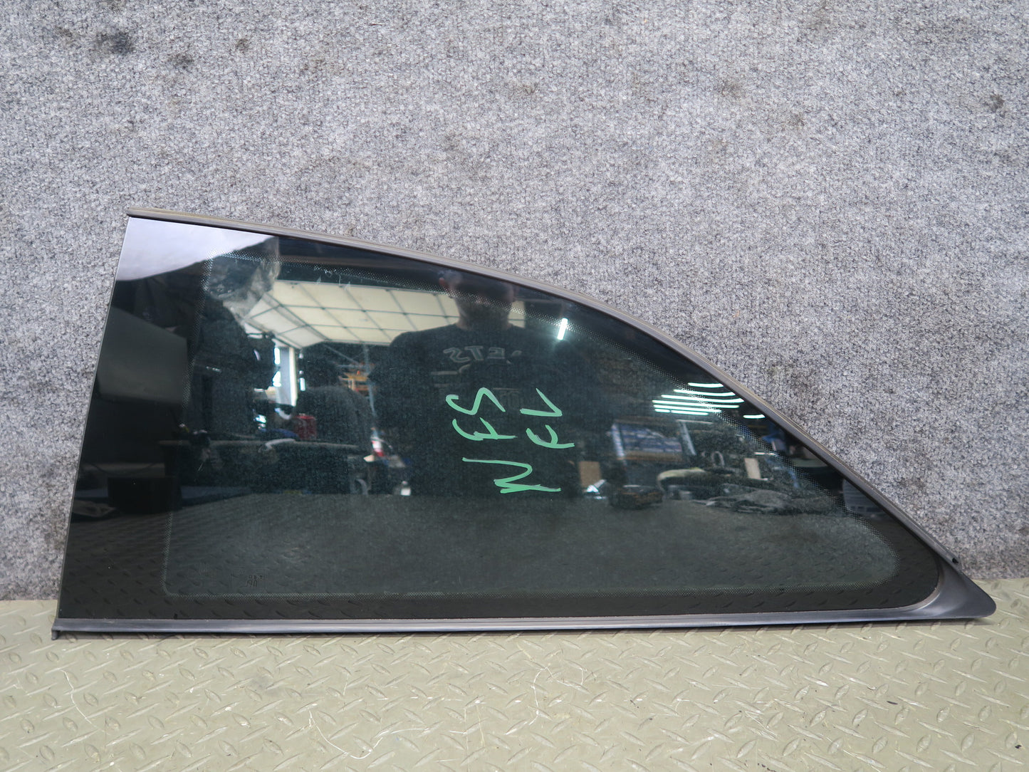 08-17 Audi 8T S5 Coupe Rear Left Driver Side Quarter Window Glass OEM