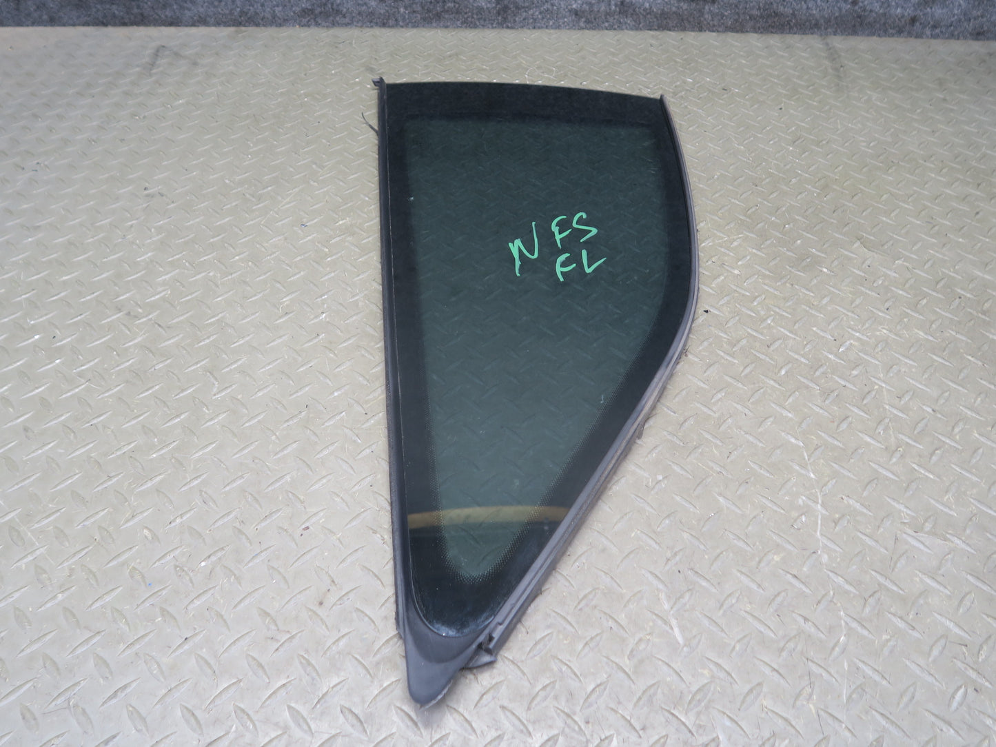 08-17 Audi 8T S5 Coupe Rear Left Driver Side Quarter Window Glass OEM