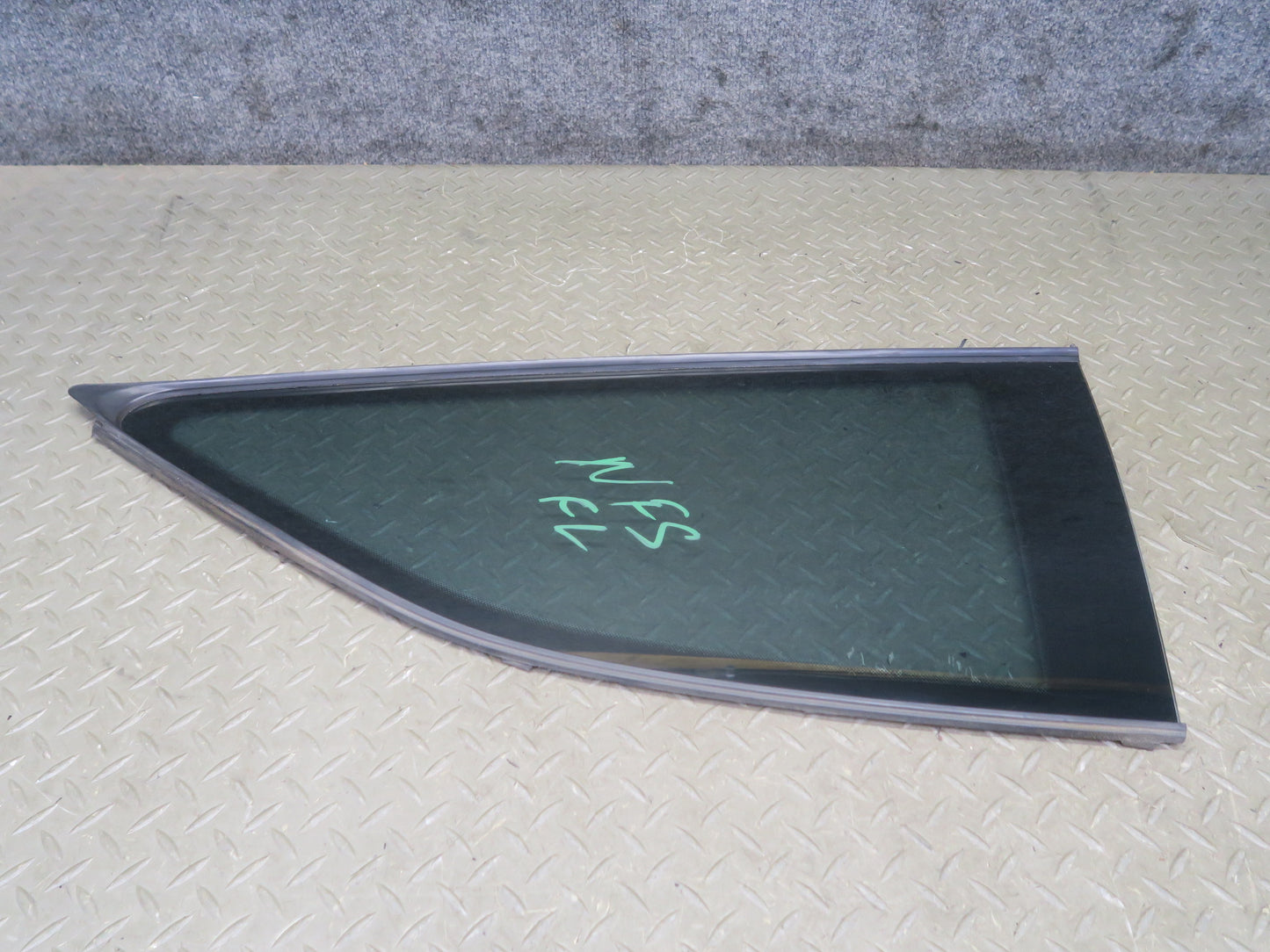 08-17 Audi 8T S5 Coupe Rear Left Driver Side Quarter Window Glass OEM