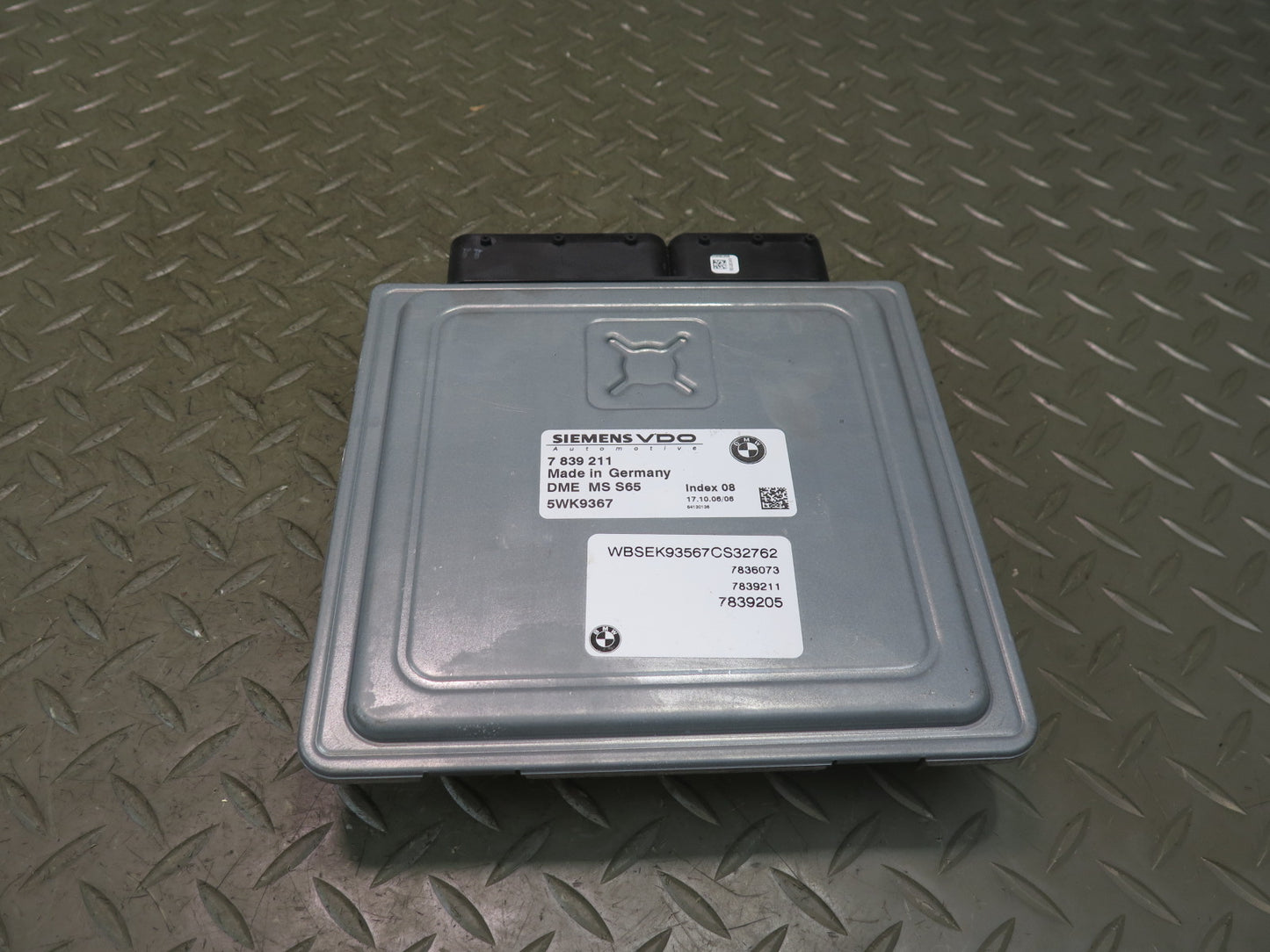 2007 BMW E63 E64 M6 S85 Engine ECU DME CAS3 Lock Cylinder Start KEY Set
