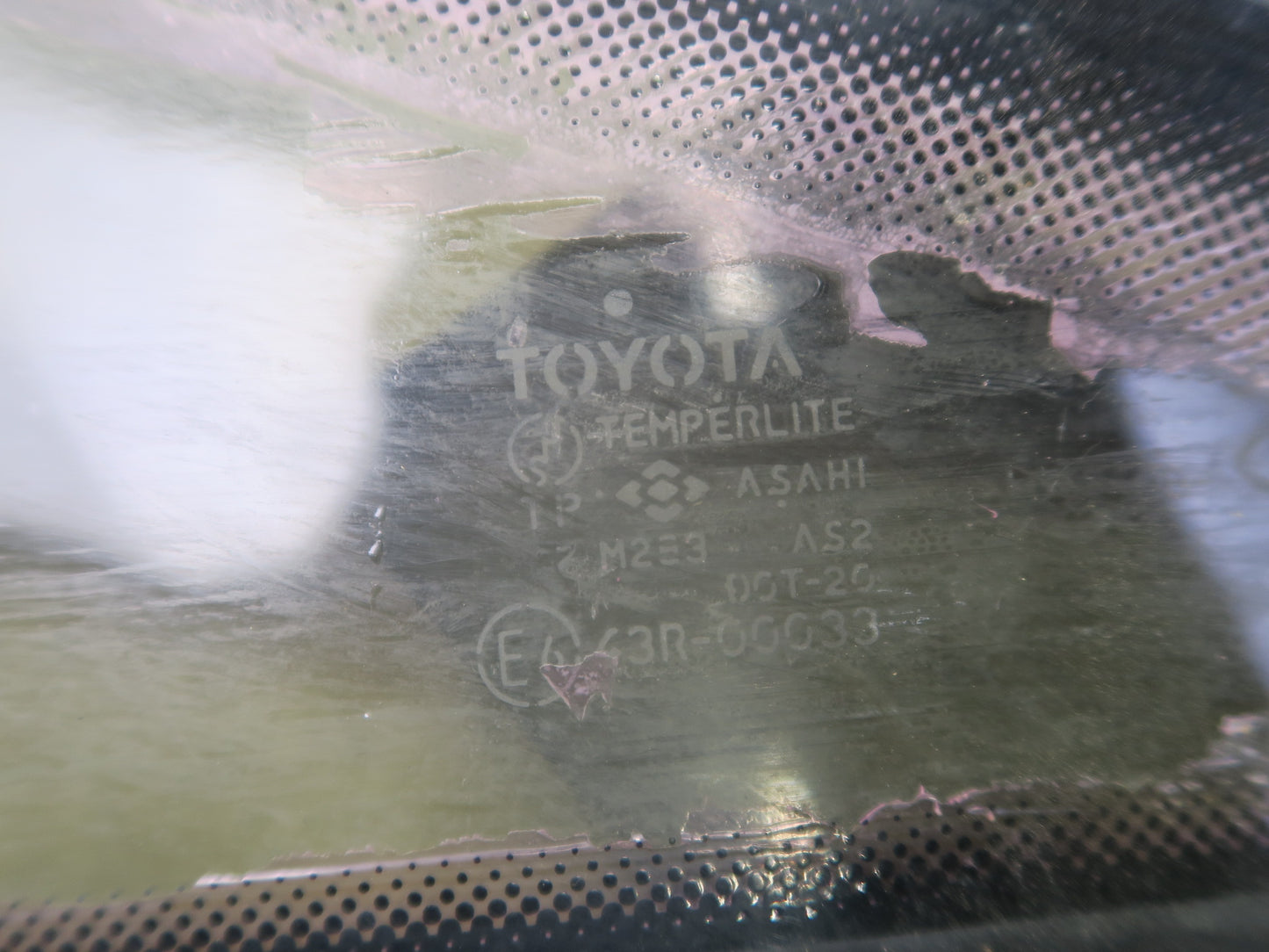 86-88 Toyota Supra MA70L Rear Right Quarter Glass Window w Molding Trim Set OEM