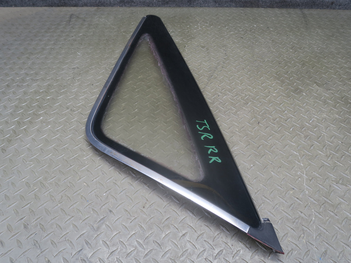 86-88 Toyota Supra MA70L Rear Right Quarter Glass Window w Molding Trim Set OEM