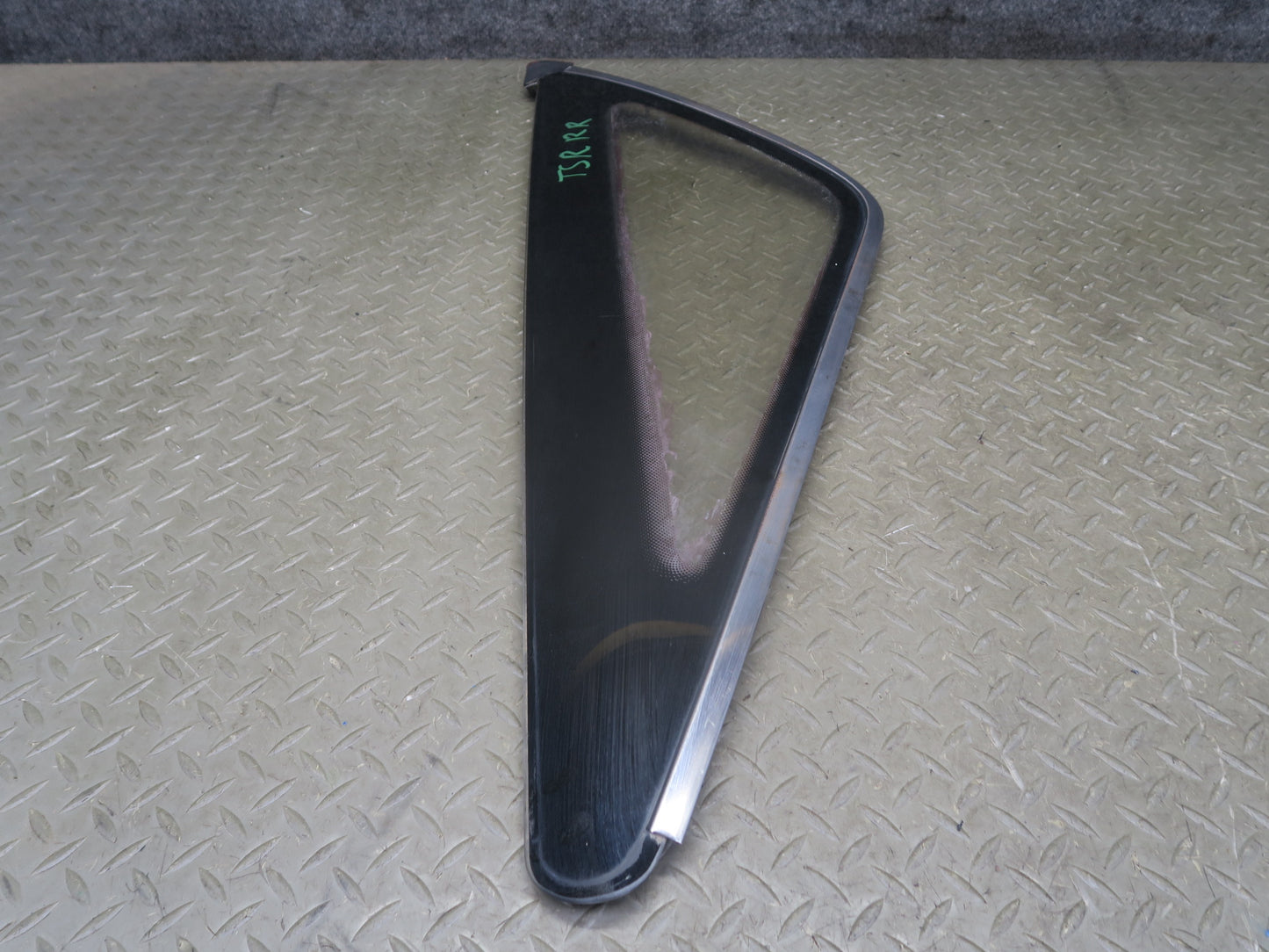 86-88 Toyota Supra MA70L Rear Right Quarter Glass Window w Molding Trim Set OEM