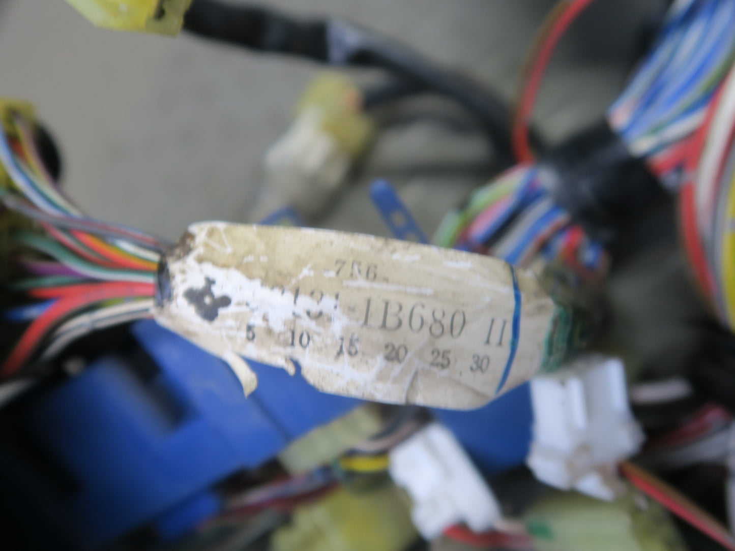 1986 Toyota Supra MA70L Interior & Rear Body Wire Wiring Harness w Fuse Box OEM
