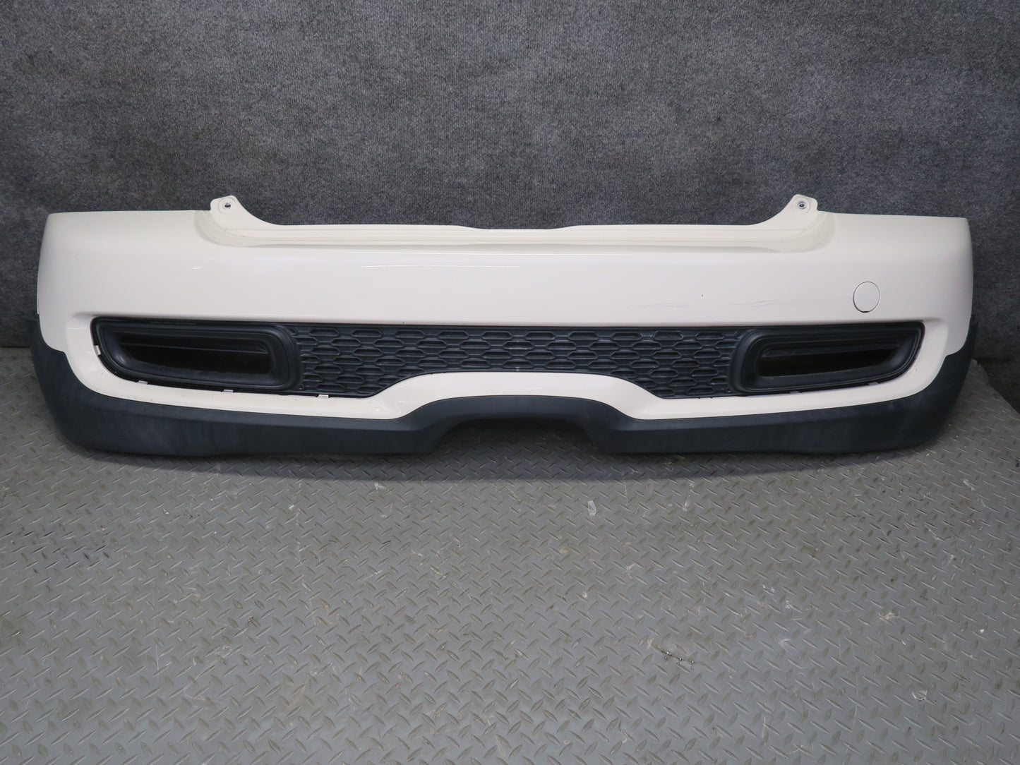 11-13 Mini Cooper S R56 R58 R59 R57 Rear Bumper Cover Pepper White OEM