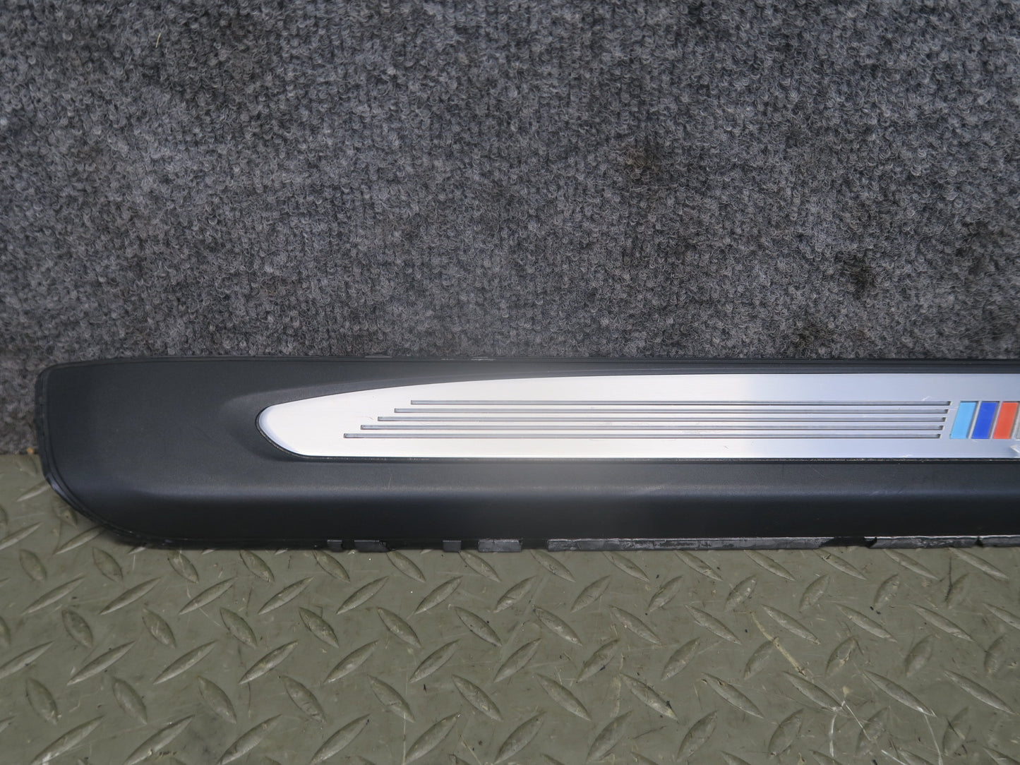 2006-2010 BMW E63 E64 M6 Door Illuminated Scuff Sill Plate Trim Panel Set of 2