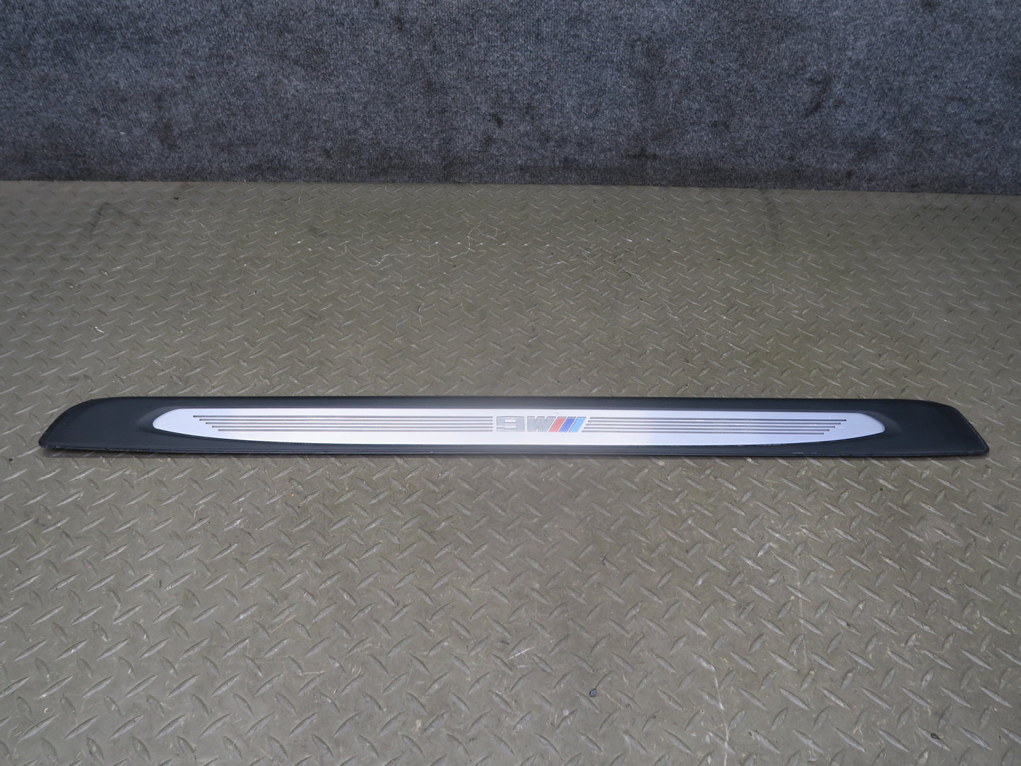 2006-2010 BMW E63 E64 M6 Door Illuminated Scuff Sill Plate Trim Panel Set of 2