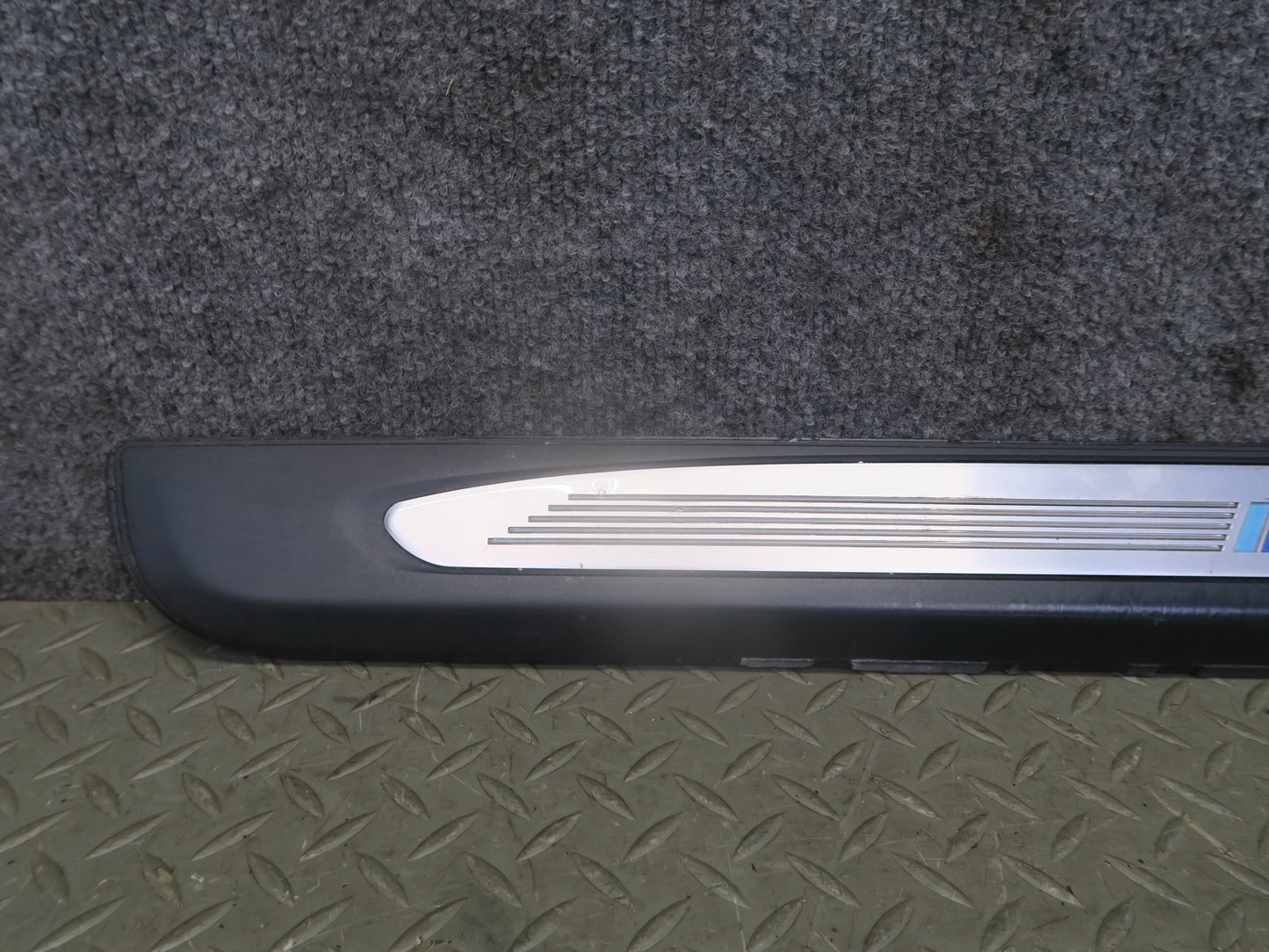 2006-2010 BMW E63 E64 M6 Door Illuminated Scuff Sill Plate Trim Panel Set of 2