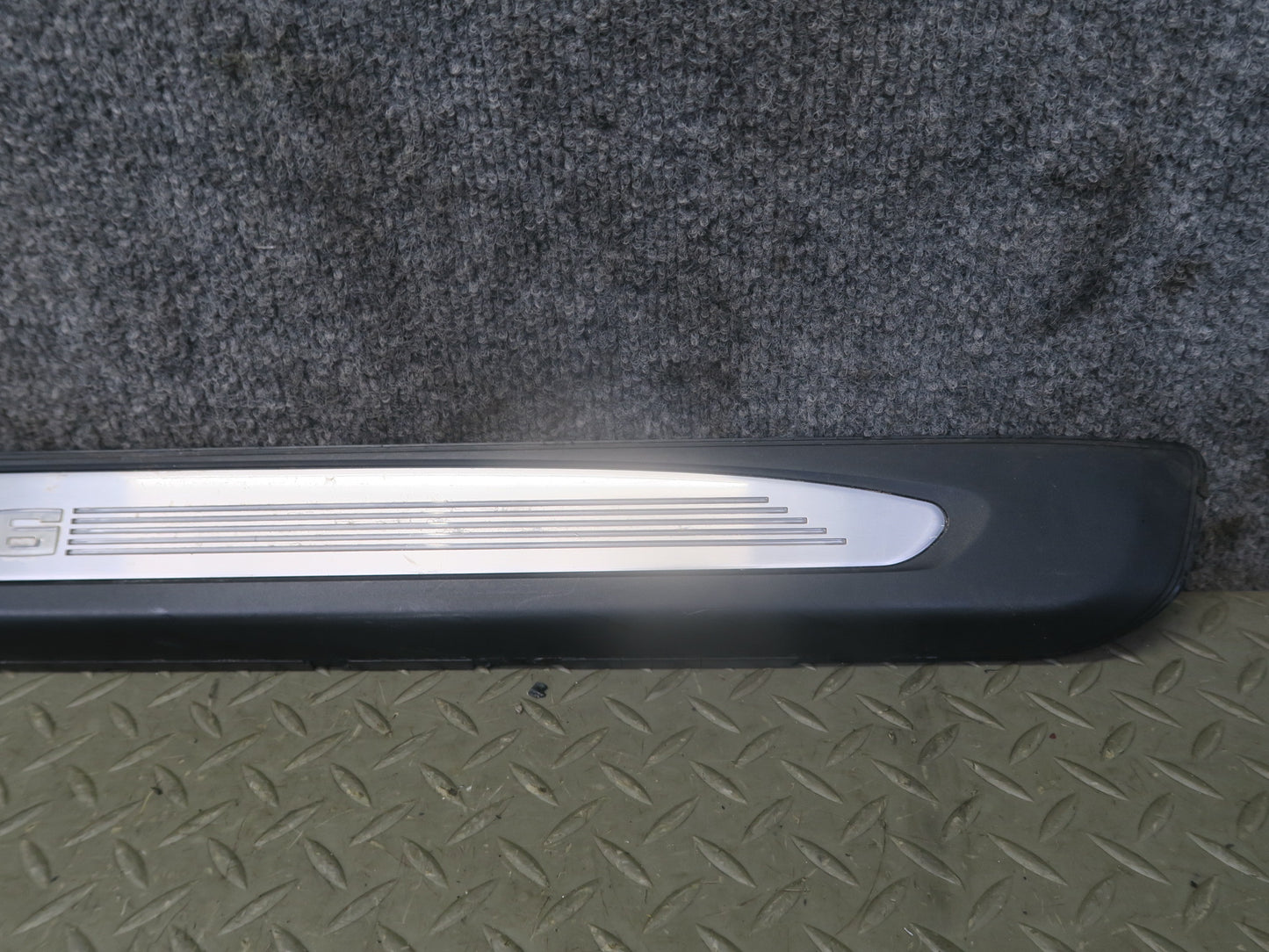 2006-2010 BMW E63 E64 M6 Door Illuminated Scuff Sill Plate Trim Panel Set of 2