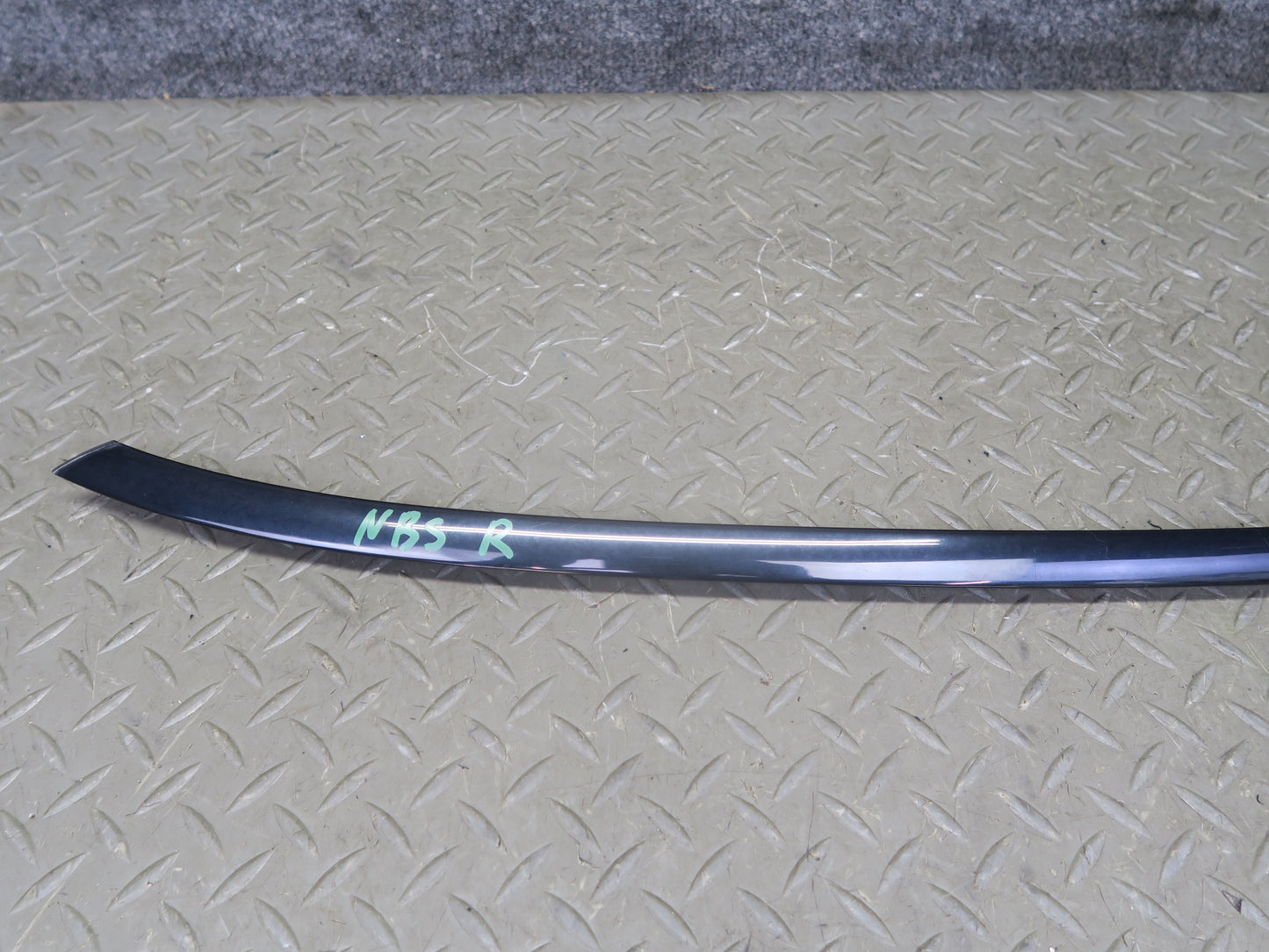 06-10 BMW E64 M6 Convertible Right Door & Windshield A Pillar Trim Molding Set