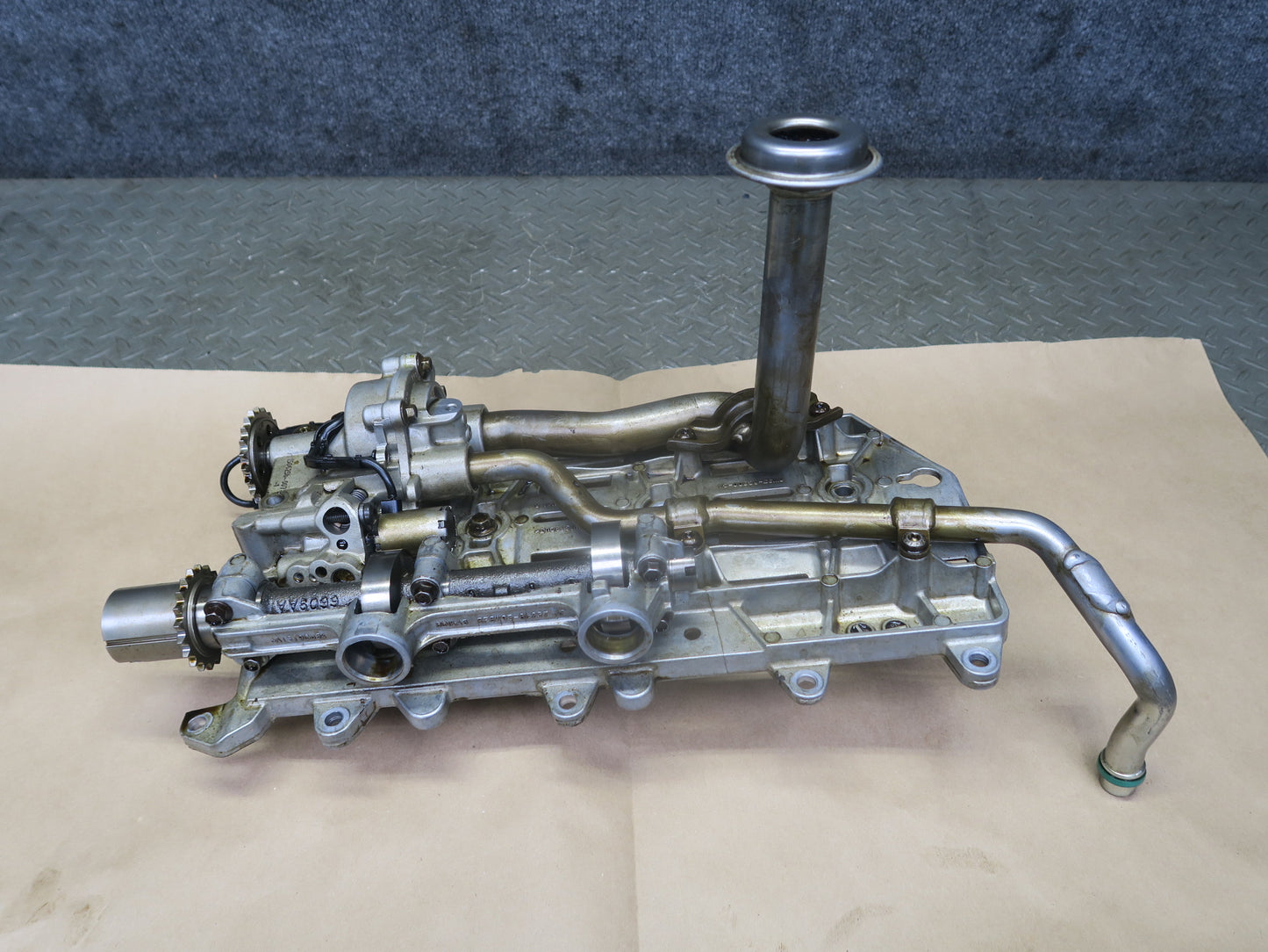 14-17 Range Rover Sport L494 3.0L Engine Oil Pump Windage Oil Baffle 45k Miles
