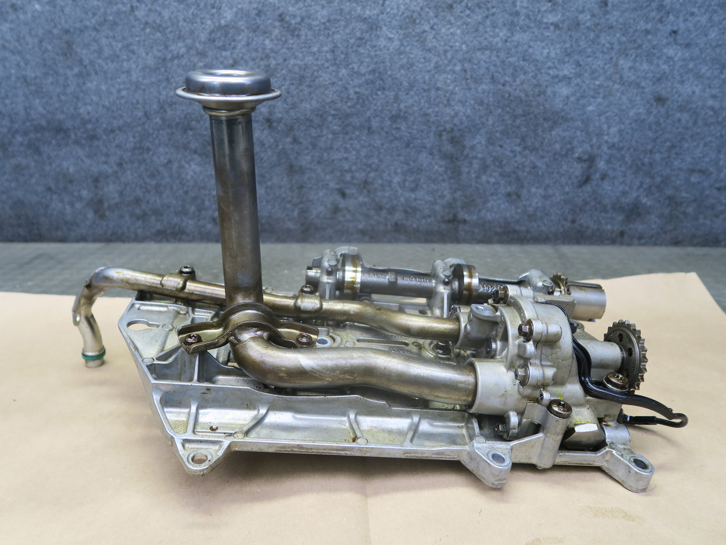 14-17 Range Rover Sport L494 3.0L Engine Oil Pump Windage Oil Baffle 45k Miles