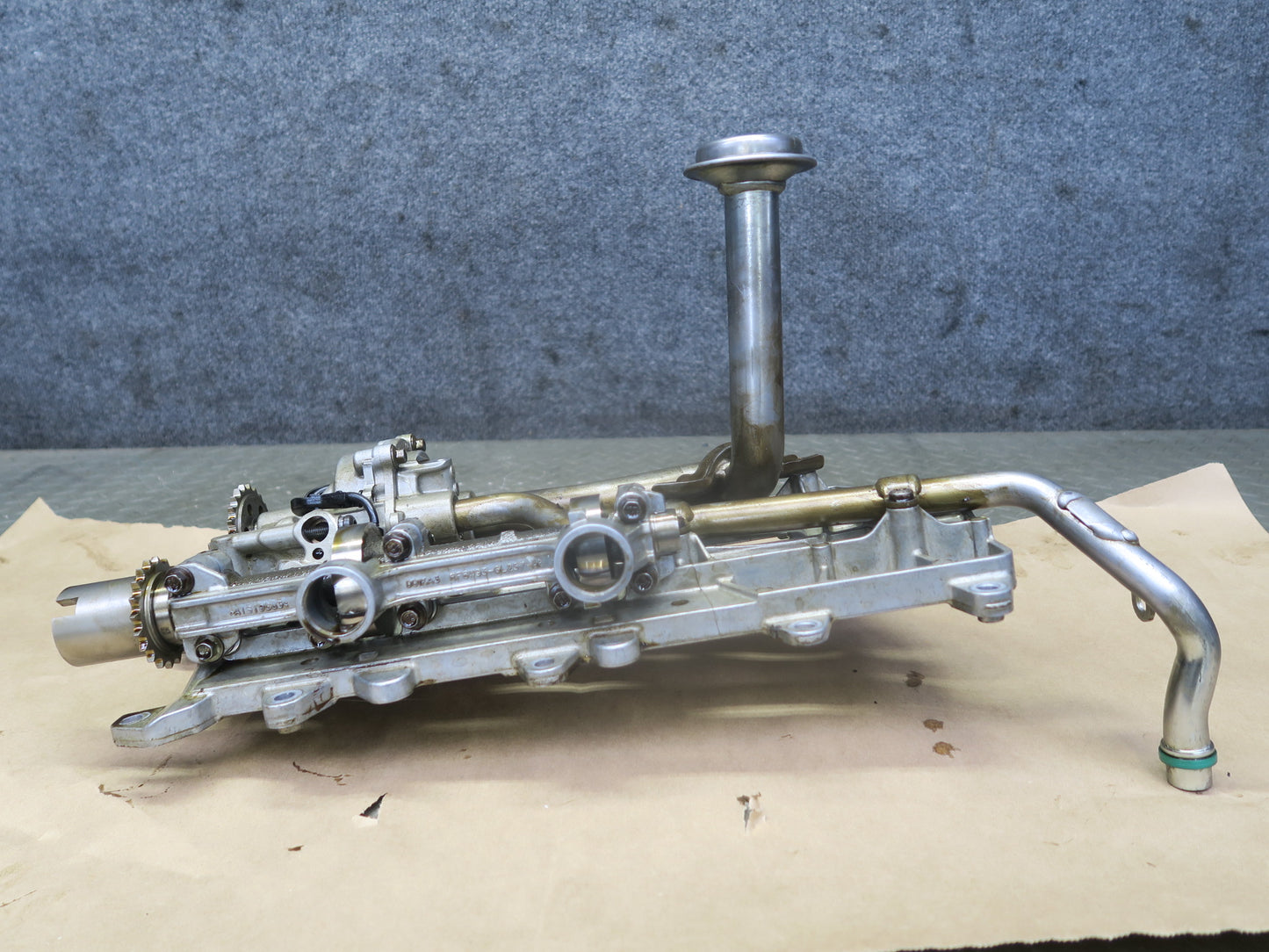 14-17 Range Rover Sport L494 3.0L Engine Oil Pump Windage Oil Baffle 45k Miles