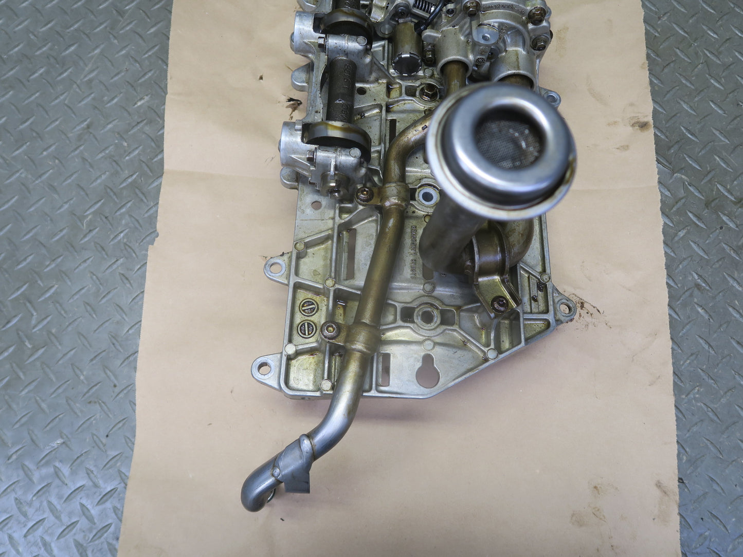 14-17 Range Rover Sport L494 3.0L Engine Oil Pump Windage Oil Baffle 45k Miles